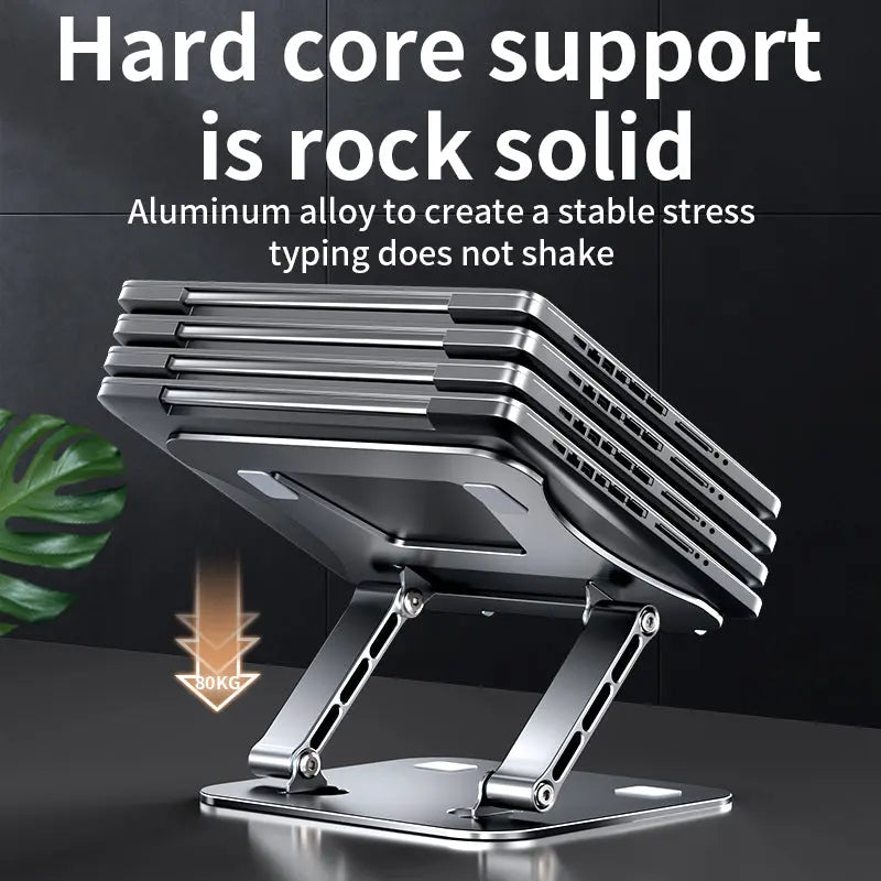 Aluminum Alloy Cooling Folding Laptop Stand - TechClub868