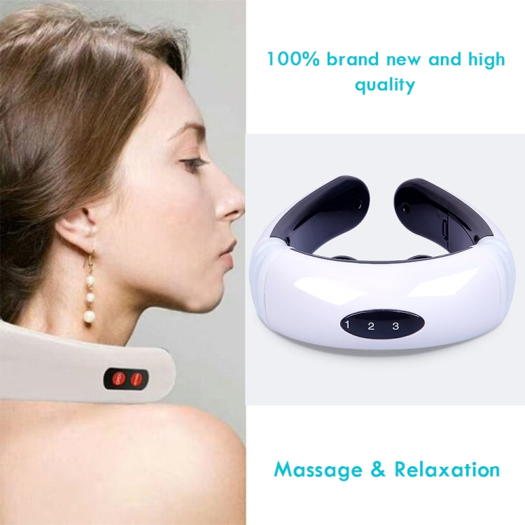 Household Electric Pulse Shock Neck Massager Intelligent Body Massager, Plug-in TechClub868