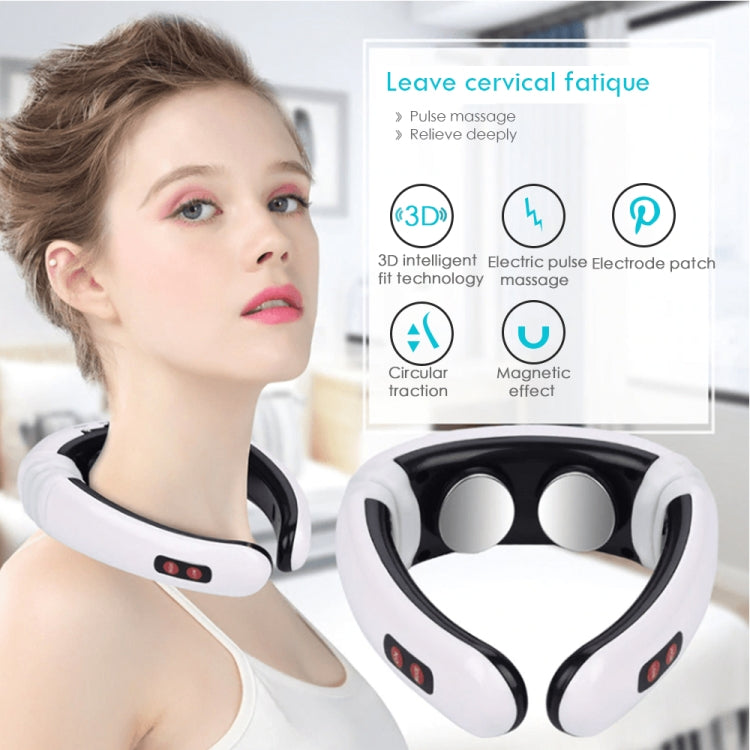 Household Electric Pulse Shock Neck Massager Intelligent Body Massager, Plug-in TechClub868