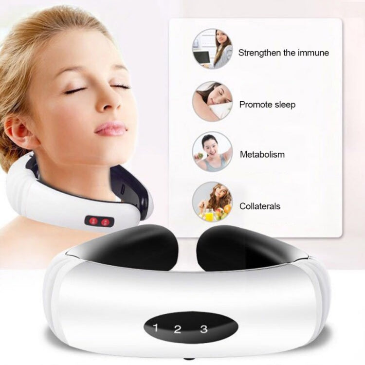 Household Electric Pulse Shock Neck Massager Intelligent Body Massager, Plug-in TechClub868