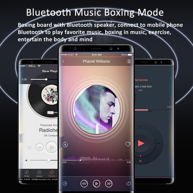 2 In 1 Bluetooth Music Boxing Dance Mat 6 Modes With Guidance Light For Adult and Children 60 x 70 x 6cm TechClub868